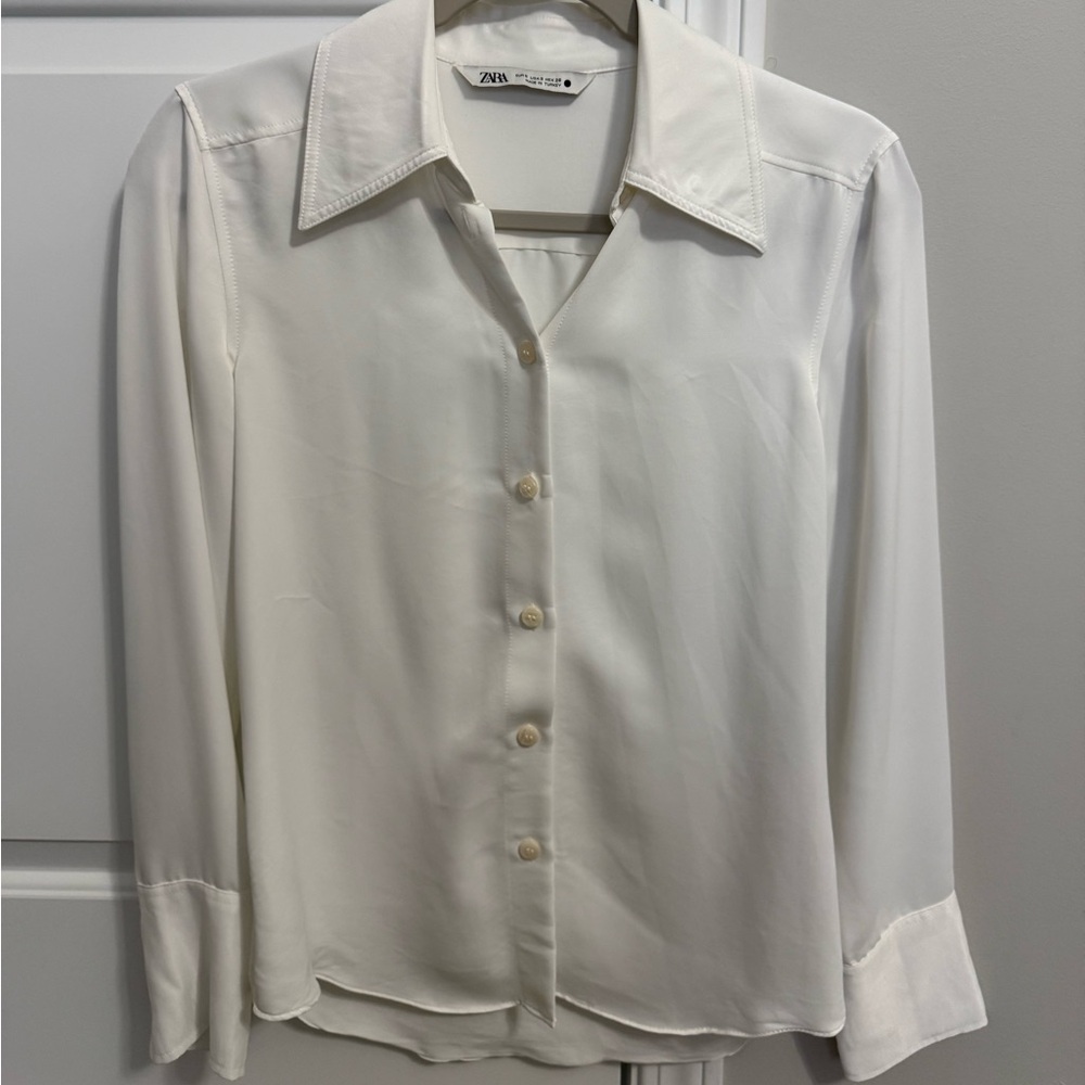 Zara Button-Up Blouse